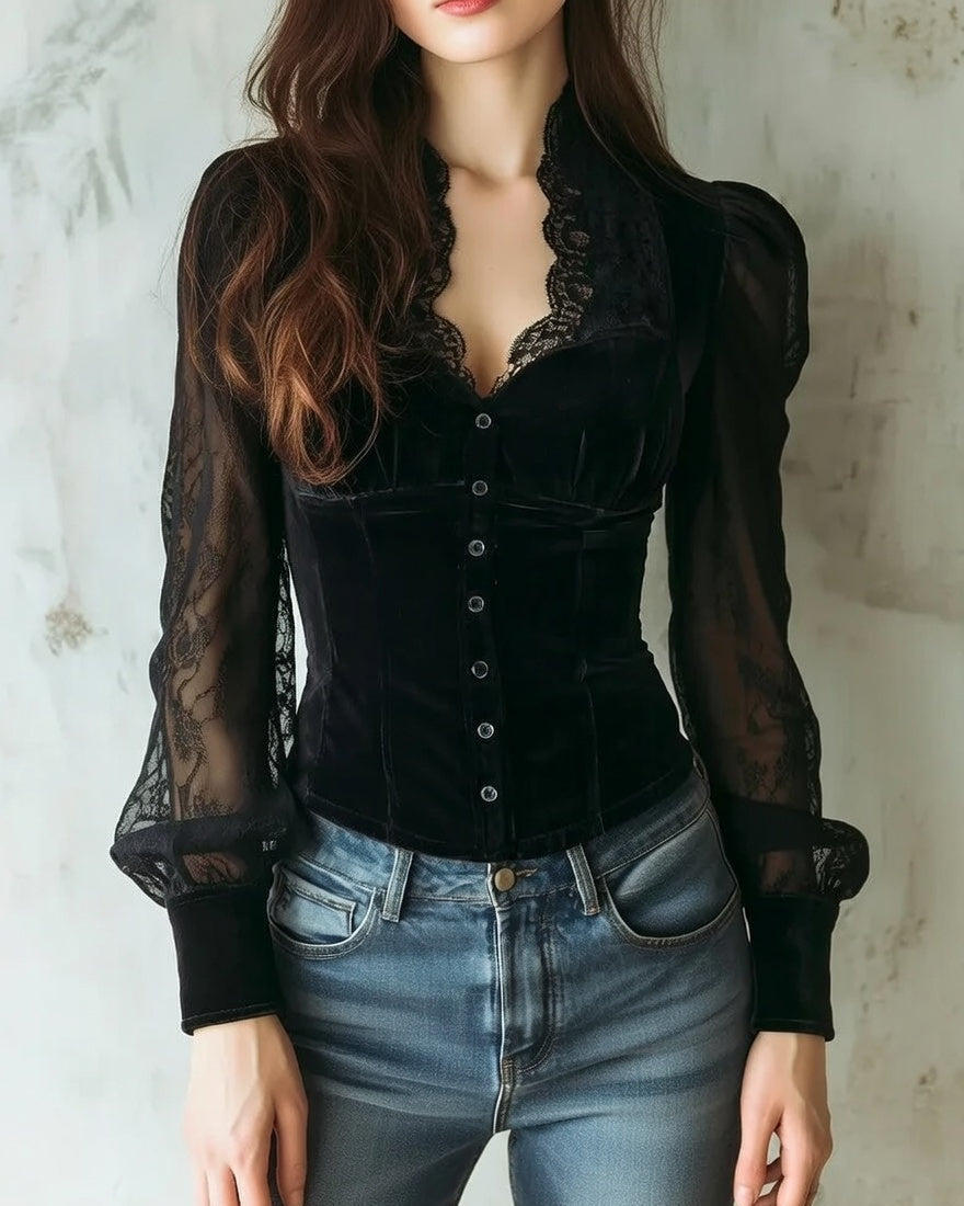 Emerie | Midnight Blouse