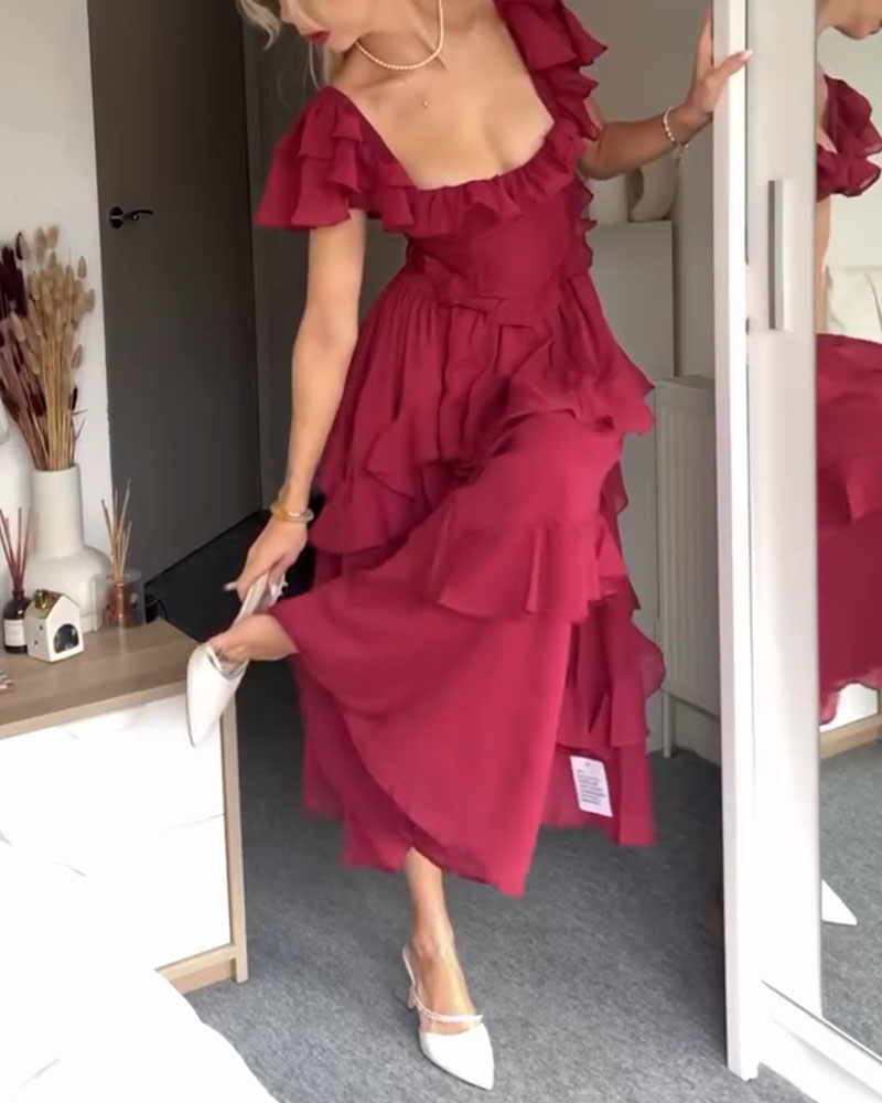 Kyndall | Ruffle Dress