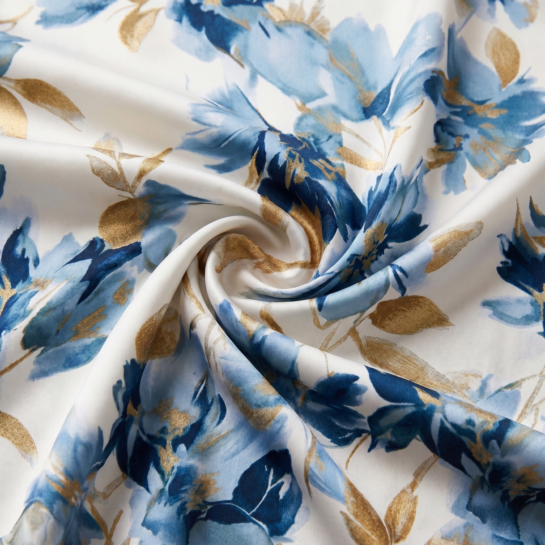 Ava™ | Floral Wrap Waist Midi Dress