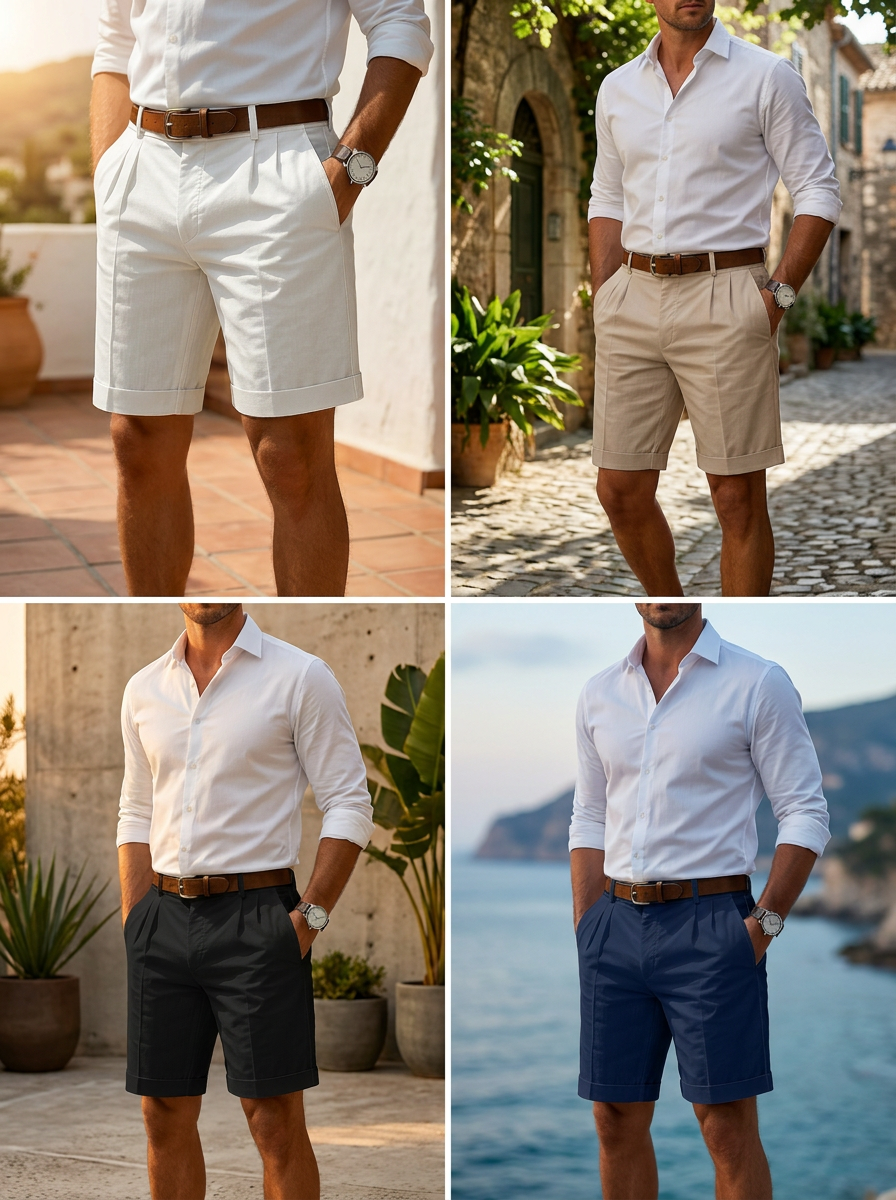 Ellison Pleated Shorts