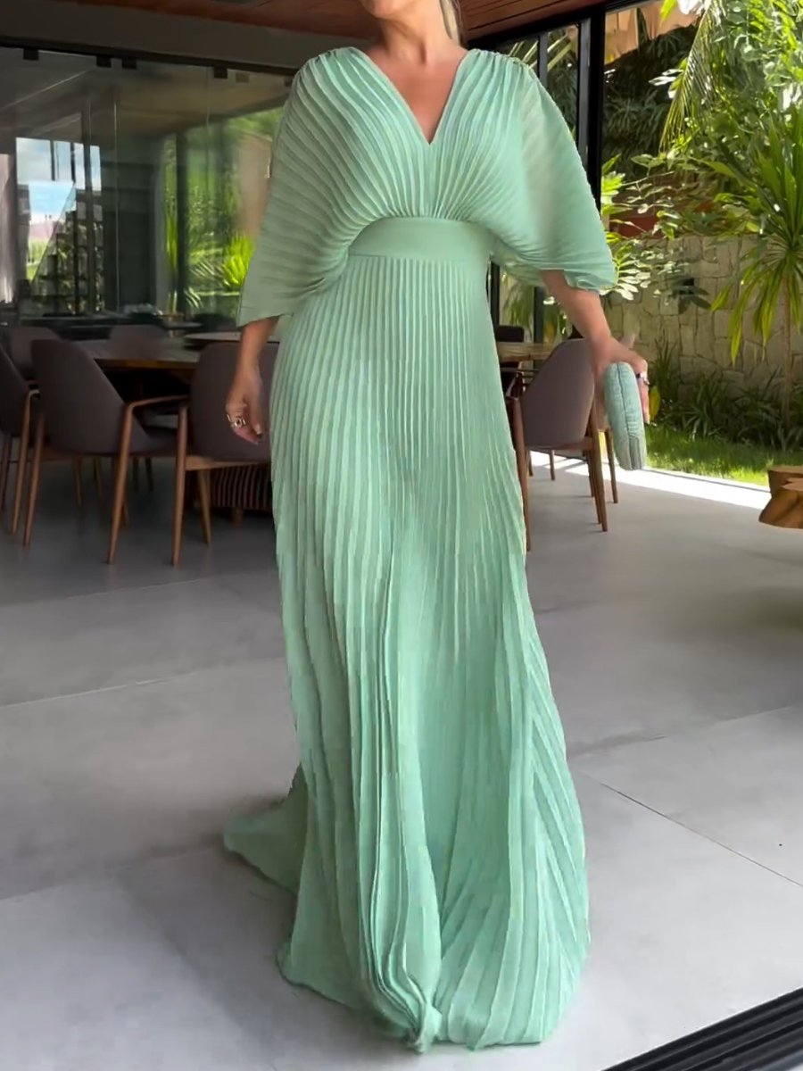 Rhoslyn | Floating Ribbed Maxi Dress