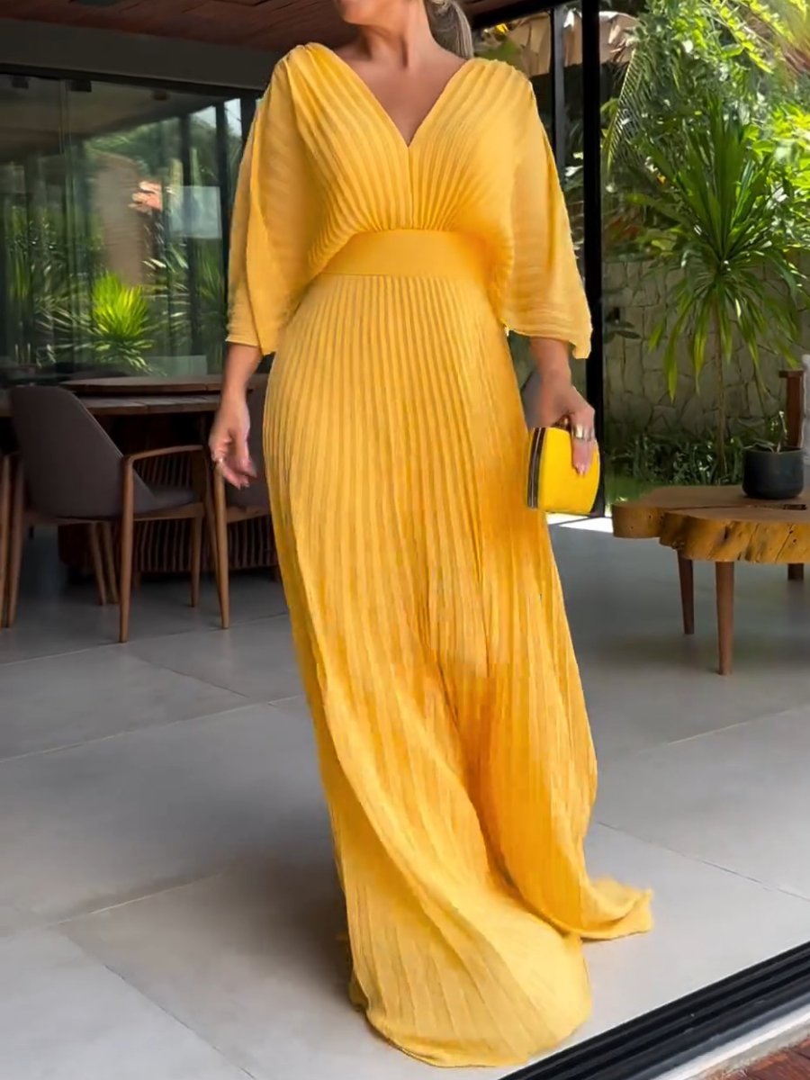 Rhoslyn | Floating Ribbed Maxi Dress