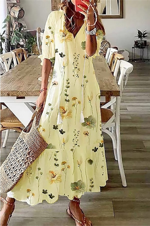 Mildred | Effortless Floral Maxi