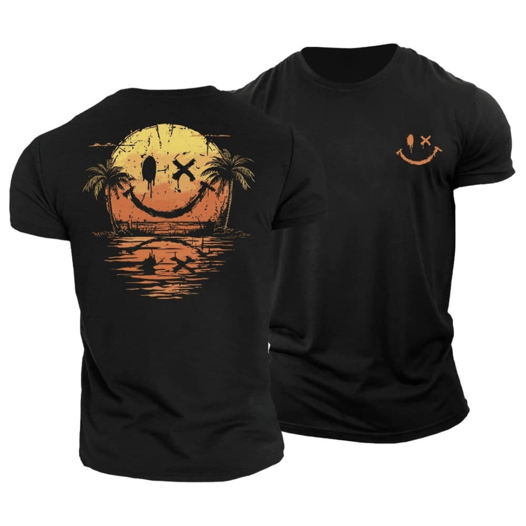 Ryan|Cotton Summer Smiley T-Shirt