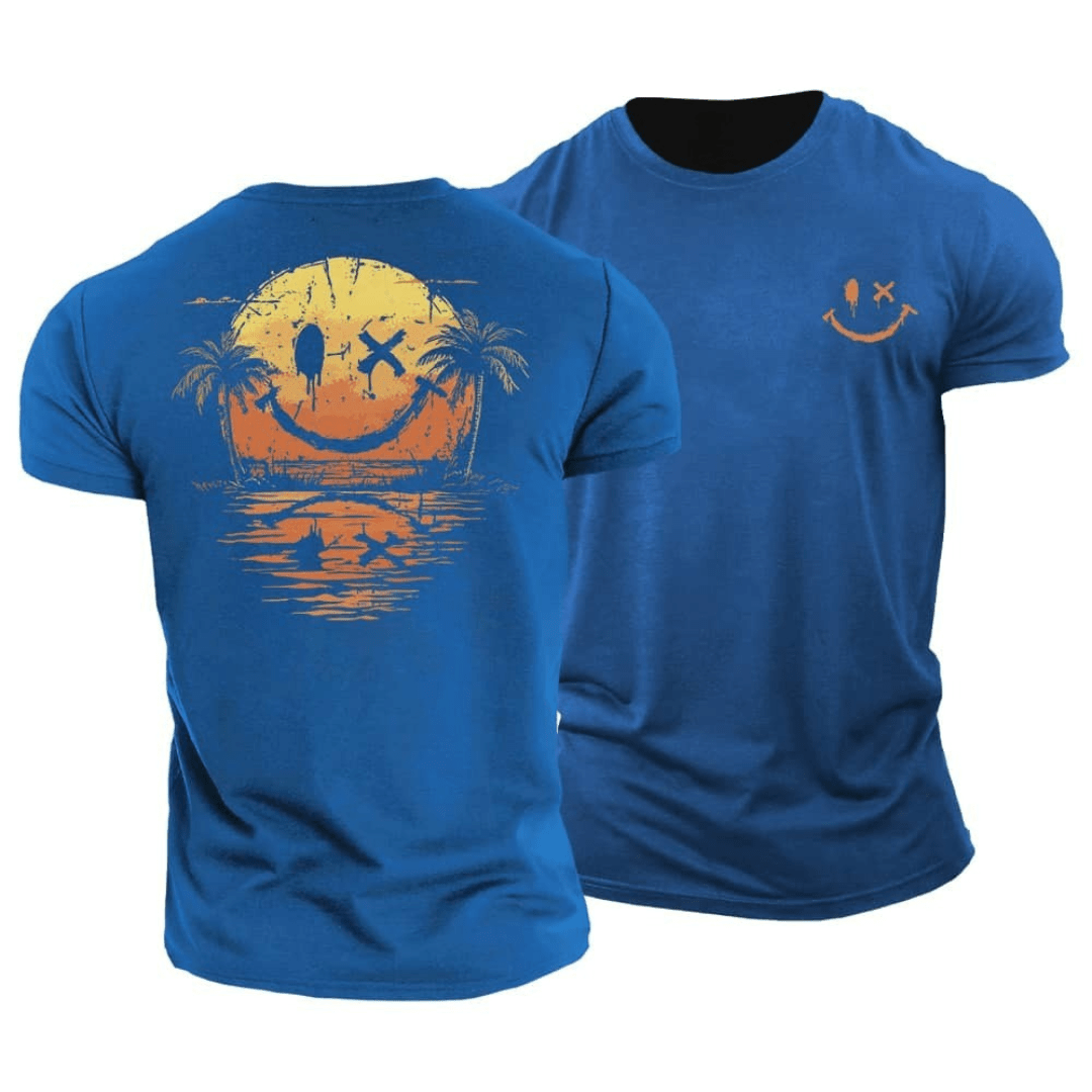 Ryan|Cotton Summer Smiley T-Shirt