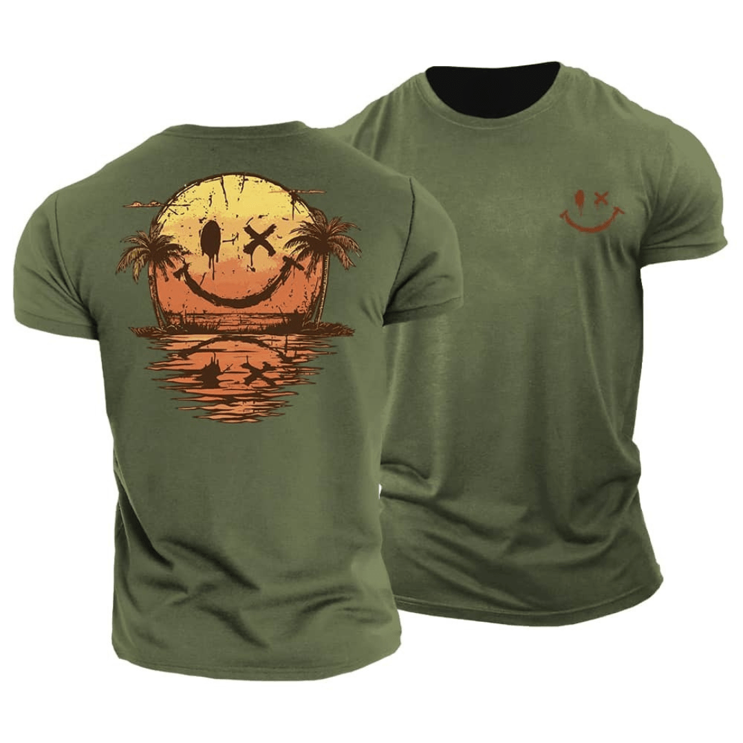 Ryan|Cotton Summer Smiley T-Shirt