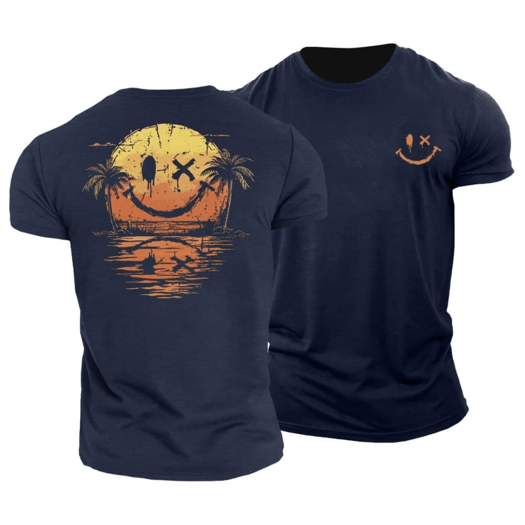 Ryan|Cotton Summer Smiley T-Shirt
