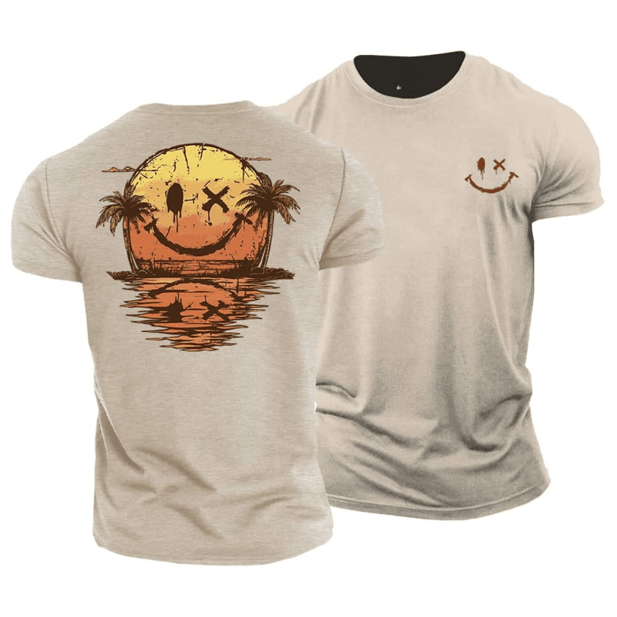 Ryan|Cotton Summer Smiley T-Shirt