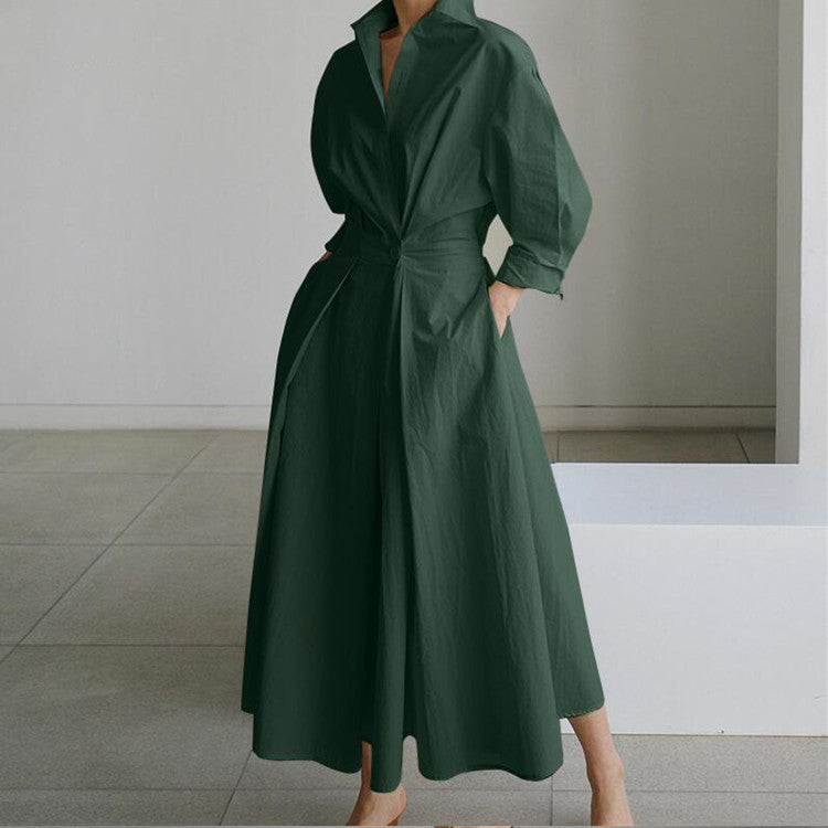 Amaya | Elegant Spring Shirt Dress