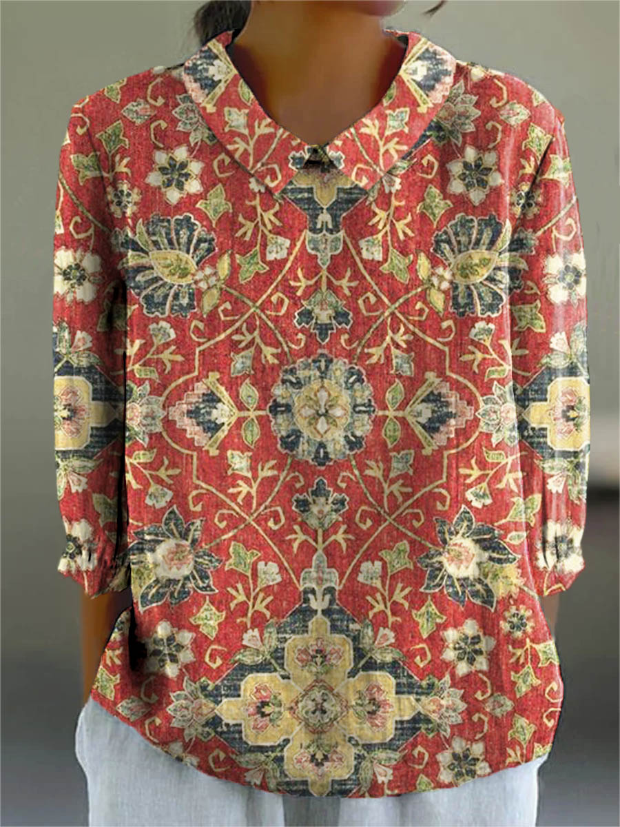 Mia |Gathered Shoulder Blouse