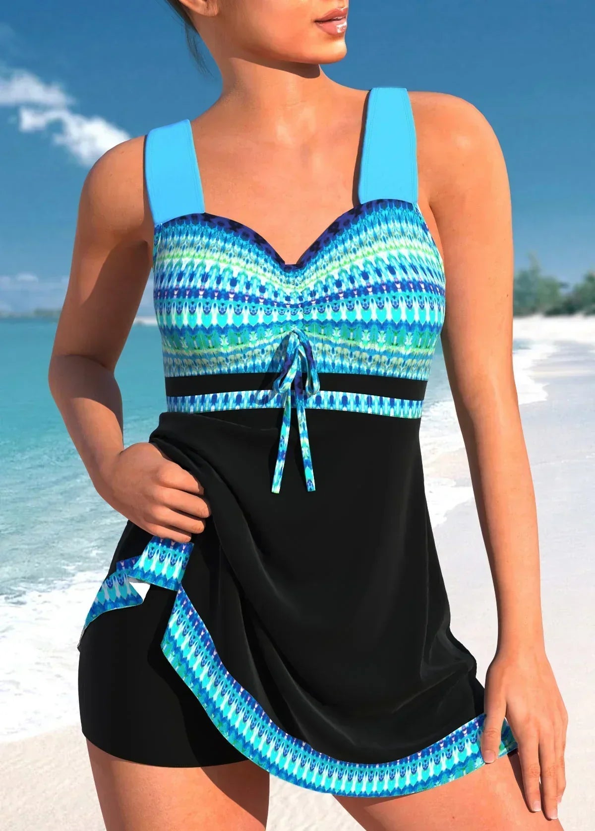 Veronica | Nautical One-Piece Swimsuit