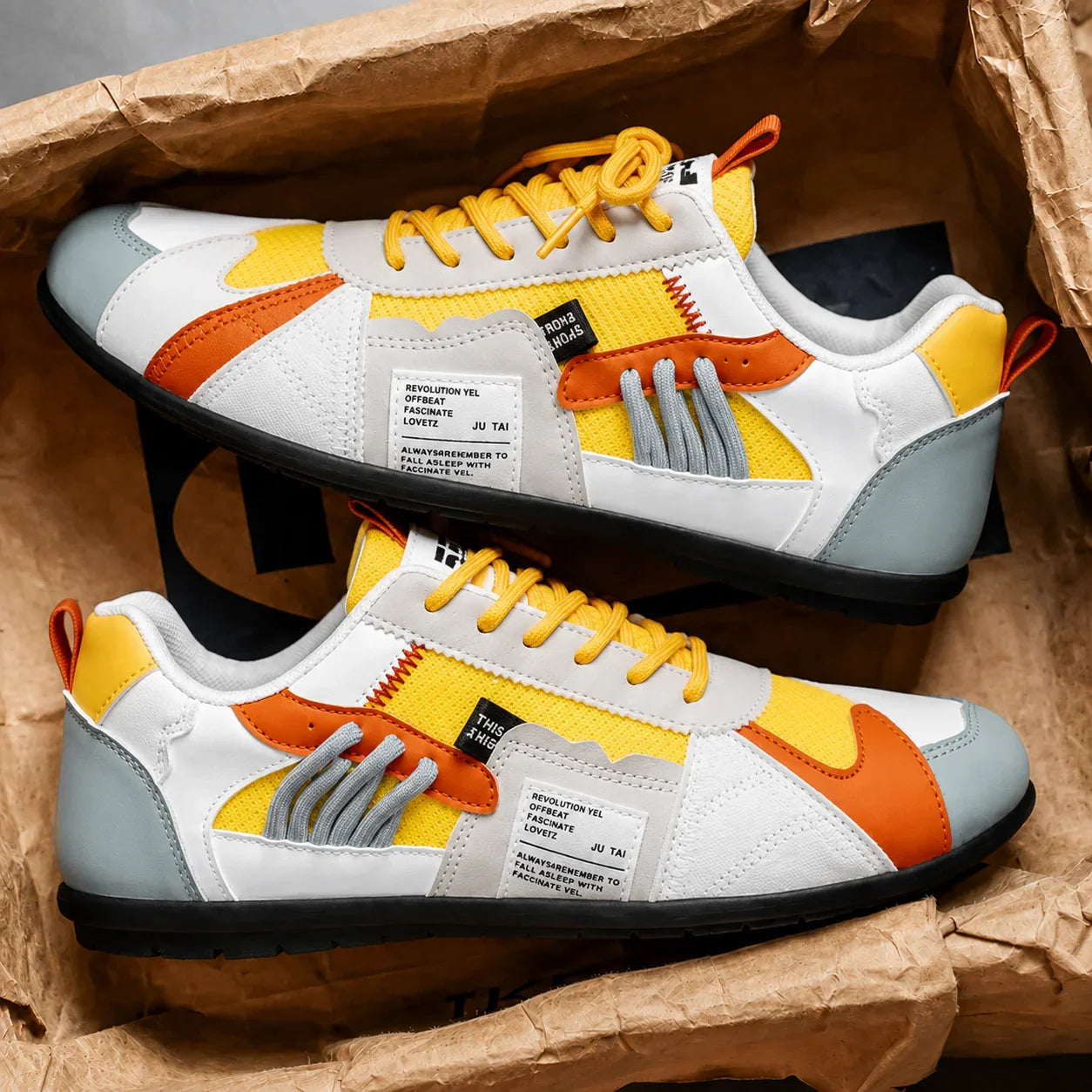 Giovanni | Colourful Retro Sneakers